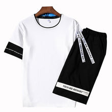 Load image into Gallery viewer, LBL Patchwork Men's Tracksuit Sportswear Autumn Mens Hoodie Set Spring Fashion Letter Printed Sweatsuit Male Trainingspak Mannen